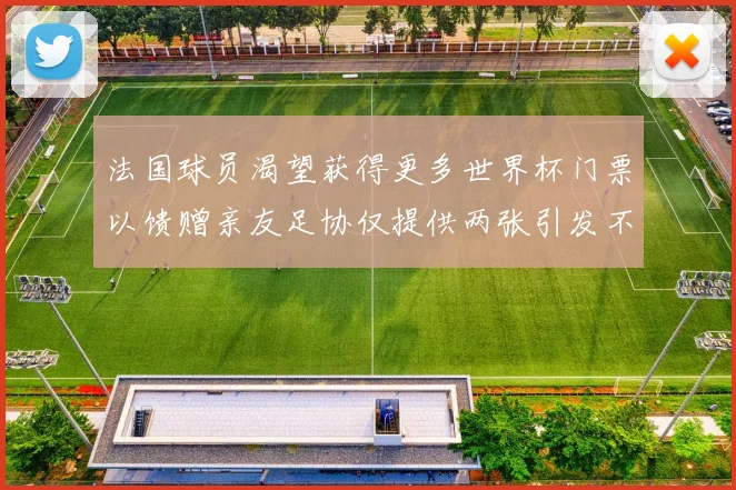 法国球员渴望获得更多世界杯门票以馈赠亲友足协仅提供两张引发不满